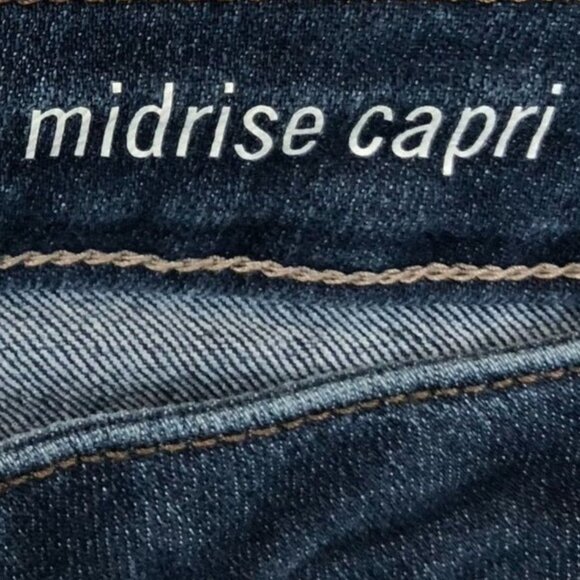 Riders By Lee Women's Capri Jeans 40x20 Measured Midrise Casual Relaxed - Picture 10 of 16